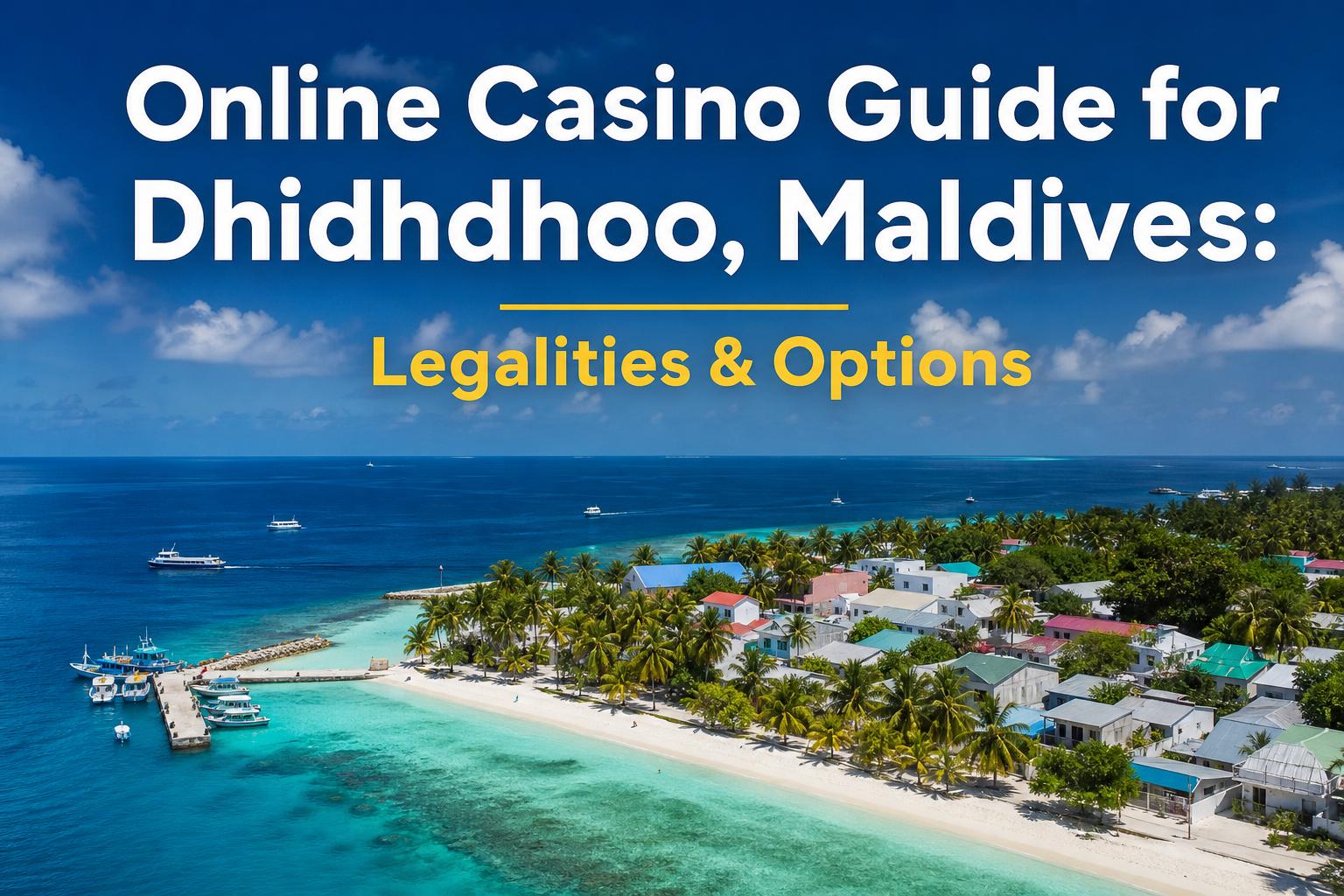 Online Casino Dhidhdhoo Maldives: A Real-World Guide to Safety, Legality, and Smart Play